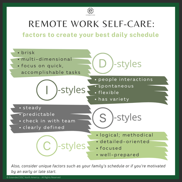 21.01.13 Self Care - Work Schedule