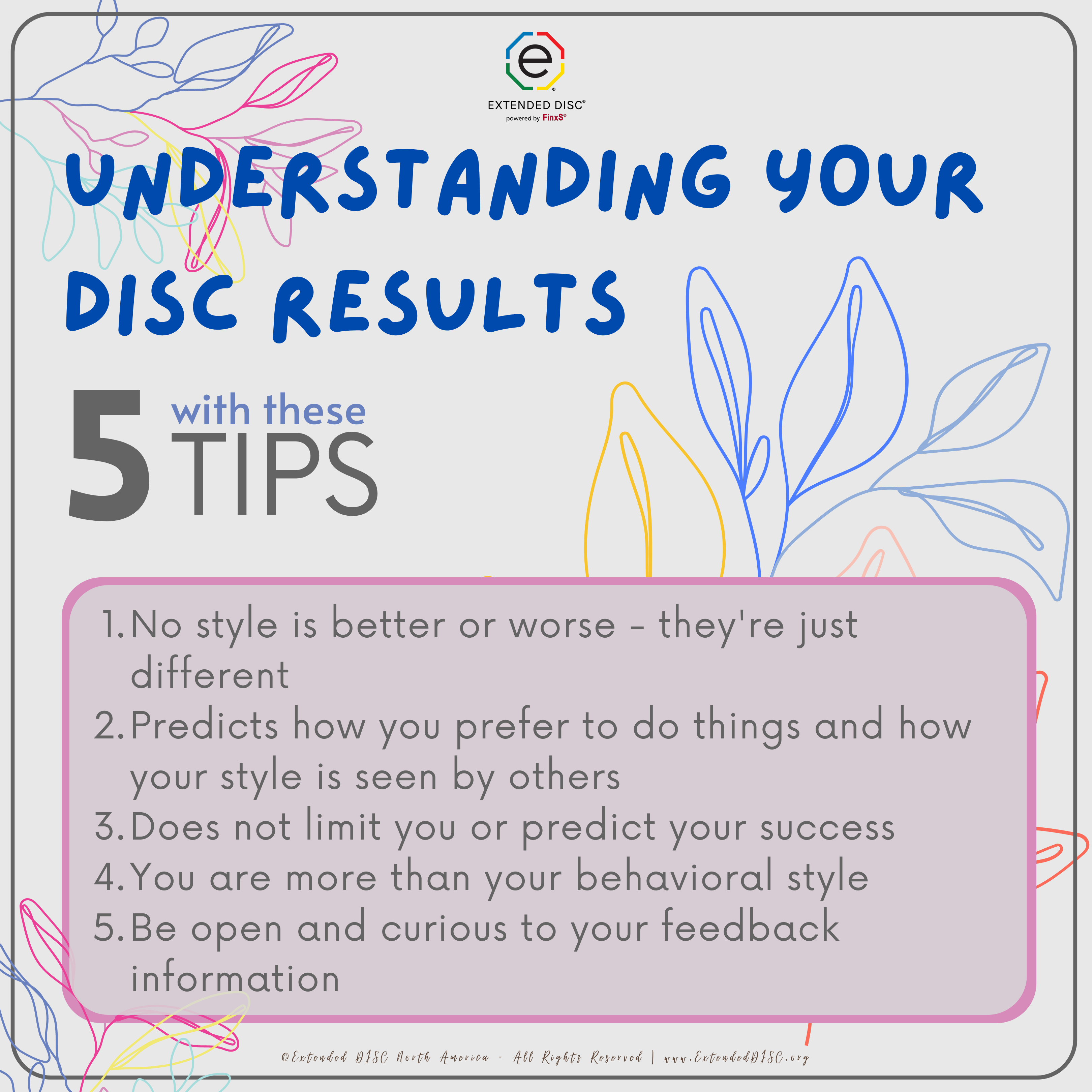 5 tips to understanding your DISC results