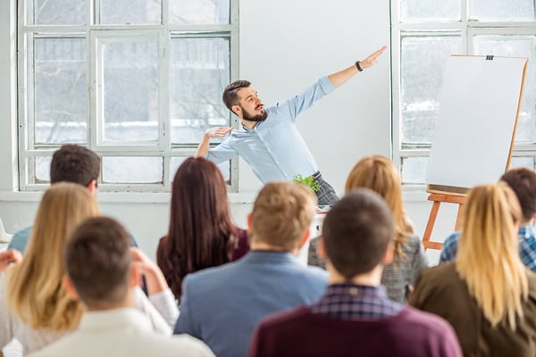 Man facilitating a Workshop training