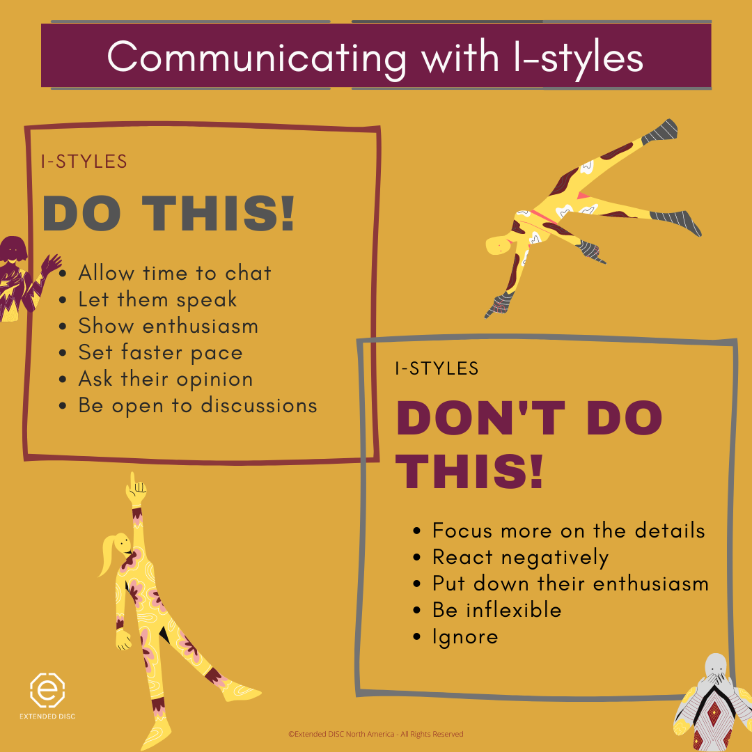 Communicating with I-styles Do and Dont