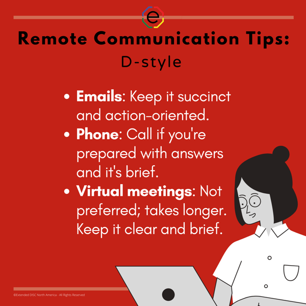 D-Styles Remote Communication Tips