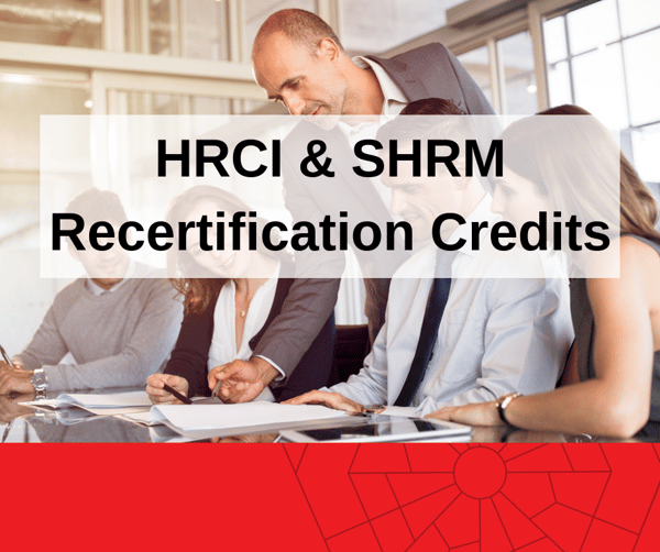 HRCI and SHRM Recertification Credits