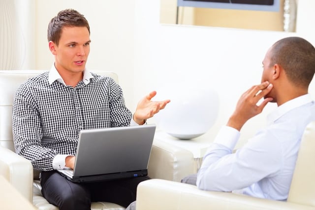 2 men in DISC Coaching Session