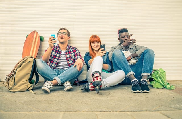 Generation Z focused on pop culture social media