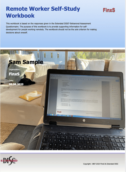 Remote Worker Self-Study Workbook cover page