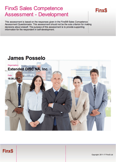 Sales Competence Development Cover page