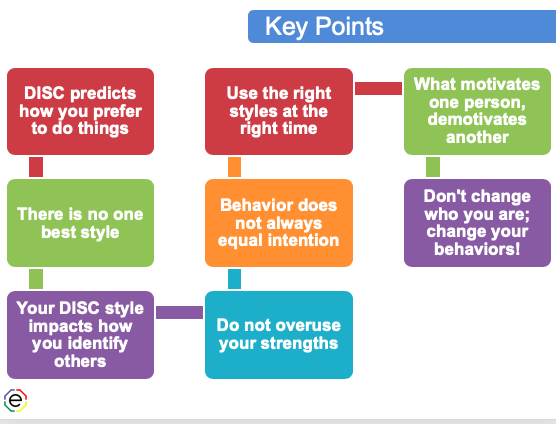 DISC Workshop Key Points